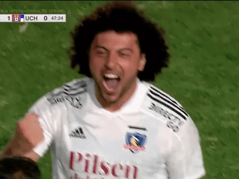 ¡Gol de Colo Colo! Tremendo cabezazo de Maxi Falcón para el 2-0