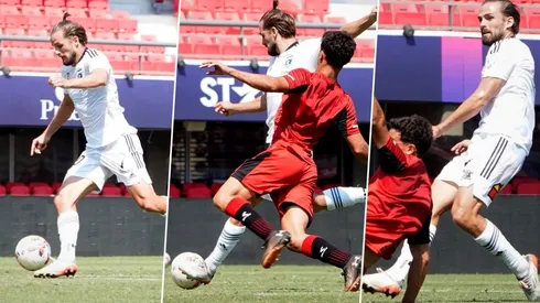Santos se mandó un golazo para la victoria del Cacique.