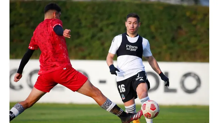 Óscar Opazo anotó el primer gol de Colo Colo de este 2022.