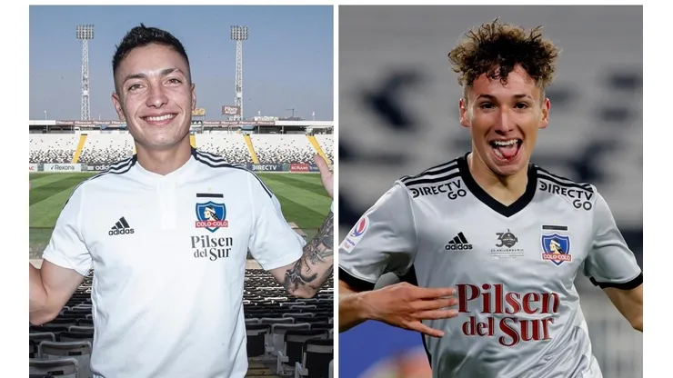 Cristián Zavala tuvo su primer día en Colo Colo y se dio el tiempo de bromear a Luciano Arriagada