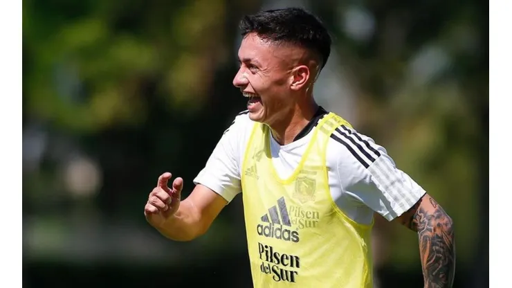 Antes de viajar a Argentina, el nuevo refuerzo albo habló de su llegada y del hexagonal amistoso.