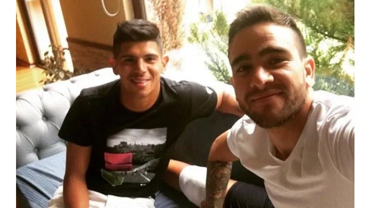 Matías Zaldivia junto a Esteban Pavez