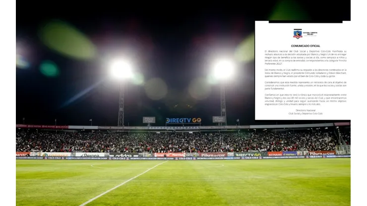 Abono 2022 no incluye descuento para socios.