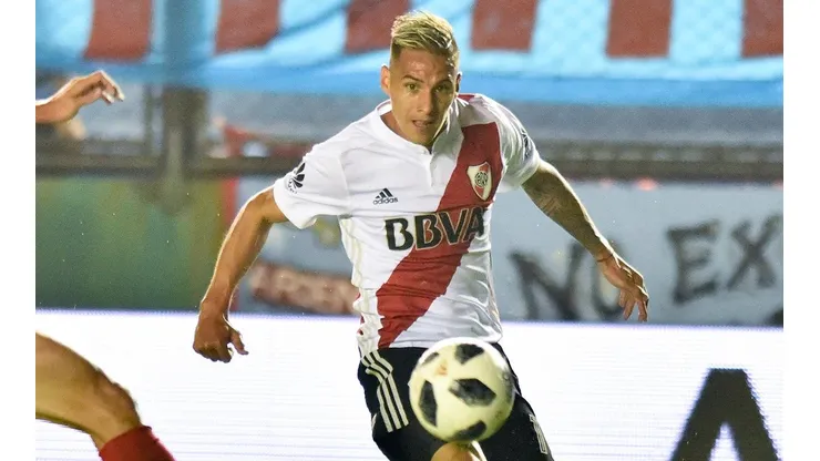 Auzqui jugó 42 partidos y marcó cuatro goles con la camiseta de River.
