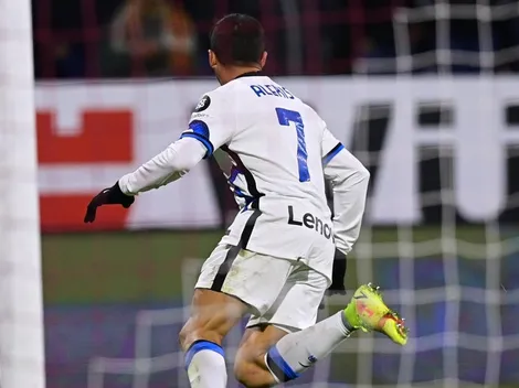 Alexis Sánchez anota un bonito gol en la goleada del Inter de Milán por la Serie A