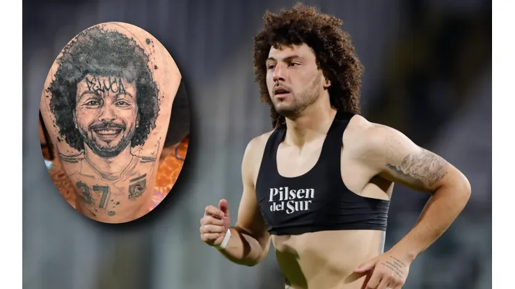 ¡Tremendo tatuaje de Peluca Falcón!