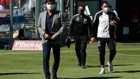 El cuerpo técnico de Quinteros está feliz en Colo Colo.