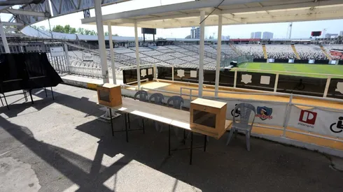 El estadio Monumental abrió sus puertas para recibir a los votantes.