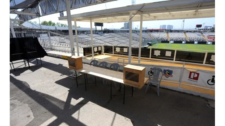El estadio Monumental abrió sus puertas para recibir a los votantes.