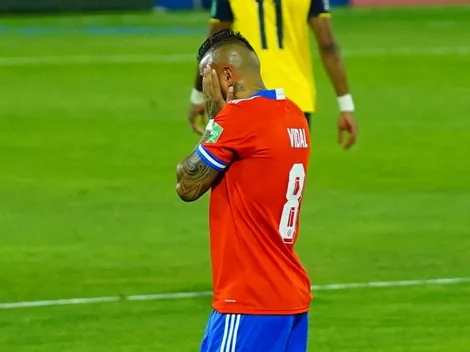 Vidal es expulsado tras patadón y es baja ante Argentina