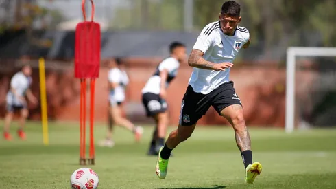 Alan Saldivia entrenando en el Monumental | Foto: Colo Colo Oficial