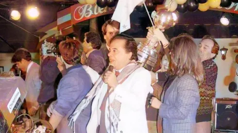 Luis Dimas dijo presente en los festejos de la Libertadores 1991.
