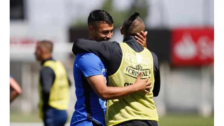 El delantero de 22 años se sumó este sábado a los entrenamientos de la Roja