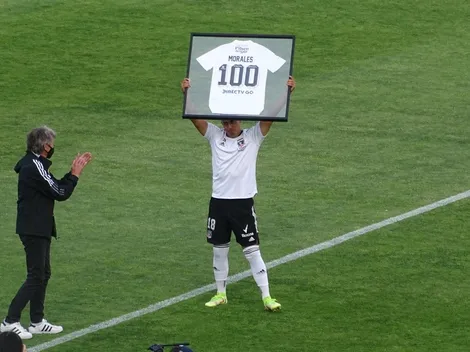Tremendo logro: Morales llegó a 100 partidos en Colo Colo