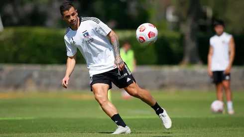 El Cacique volvió a entrenar en el Monumental | Foto: Colo Colo Oficial