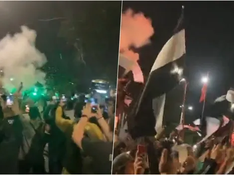 ¡El tremendo recibimiento a la juvenil alba en el Monumental!