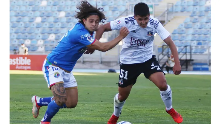 Joaco Montecinos fue titular ante el Cacique en Rancagua.