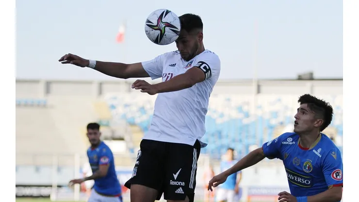 Rojas portó la camiseta de capitán esta tarde en Rancagua.