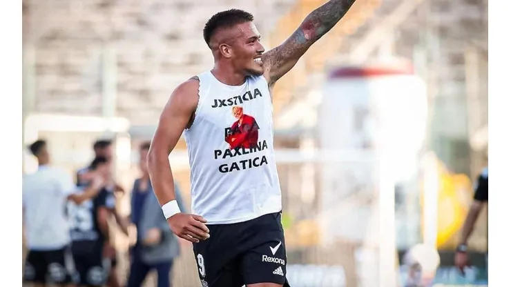 Javier Parraguez y su celebración