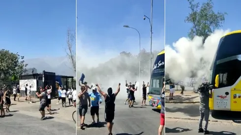Los hinchas despidieron como corresponde a los juveniles albos.
