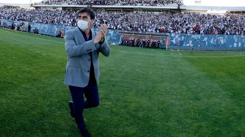 Quinteros celebra el triunfo ante la UC.