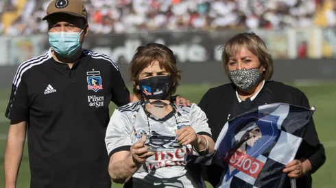 La Tía María en su homenaje.