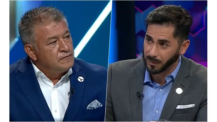 Claudio Borghi y Johnny Herrera entraron en una sabrosa discusión.
