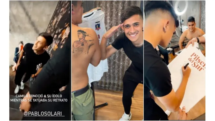 Pablo Solari y su tatuaje