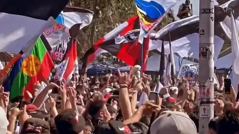 Ni el perro quiso perderse el arengazo previo al Colo Colo vs Universidad Católica