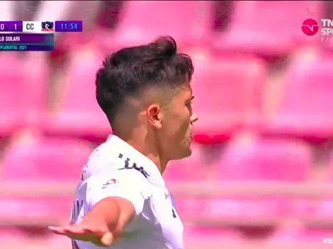 ¡Pablo Solari marca el primero para Colo Colo!