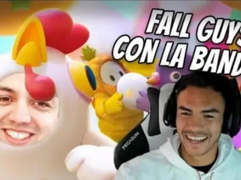 Gabriel Suazo estrena su canal de YouTube con Fall Guys