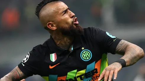 Arturo Vidal fue titular en el Inter