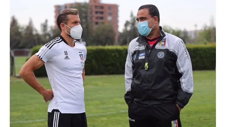 Santos compartió con los suyos en el Estadio Monumental.