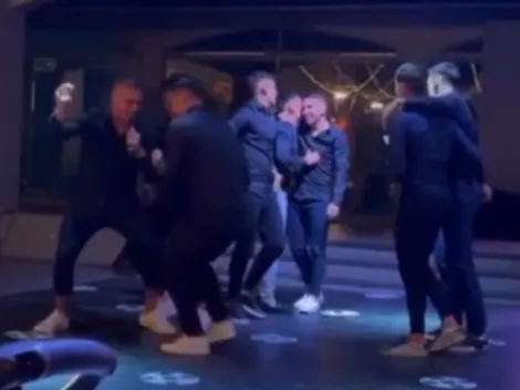 El “Team Camisa Negra” cantó con todo el hitazo de Juanes