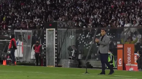 El Monumental le brindó una tremenda ovación a Quinteros.