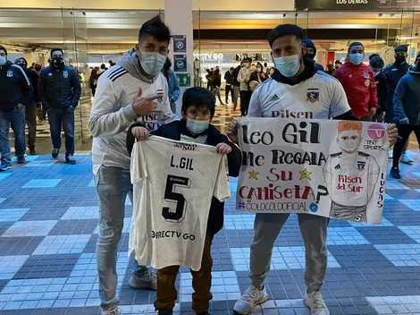 El hermoso gesto de Leonardo Gil con un hincha de Colo Colo