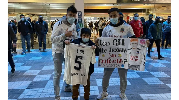 El feliz hincha del Cacique.