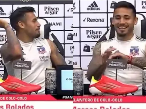 ¡Todo risas! Bolados sufre el troleo de sus compañeros en conferencia