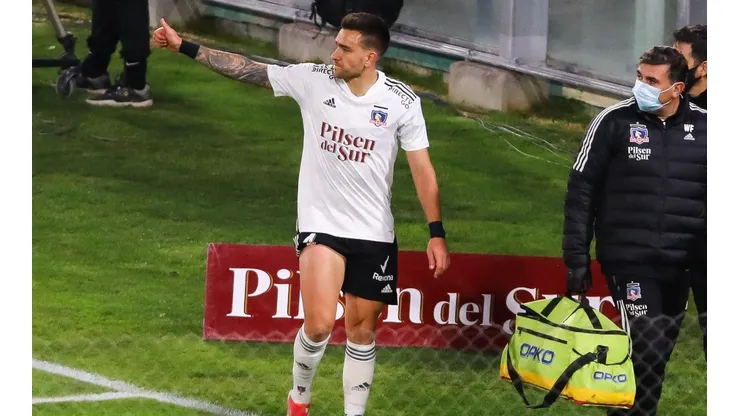 Matias Zaldivia salió con molestias
