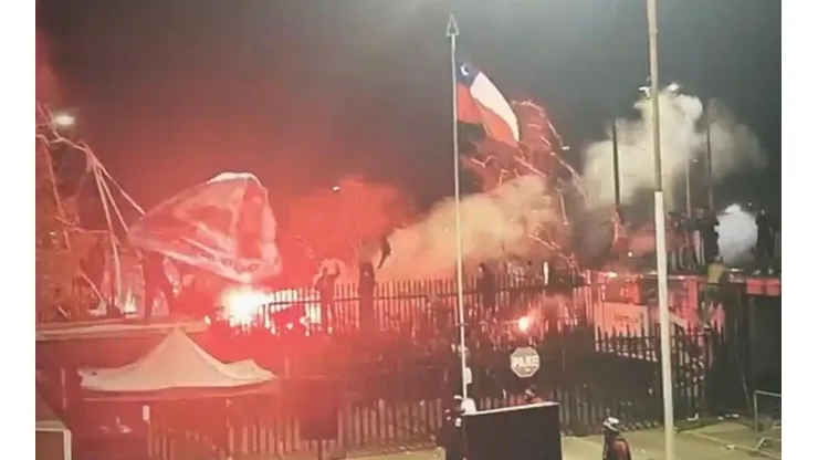 Los hinchas recibieron al plantel en el Monumental