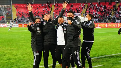 El cuerpo técnico y parte de la directiva presenciaron la victoria de la Sub 21.