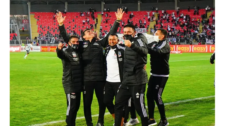 El cuerpo técnico y parte de la directiva presenciaron la victoria de la Sub 21.