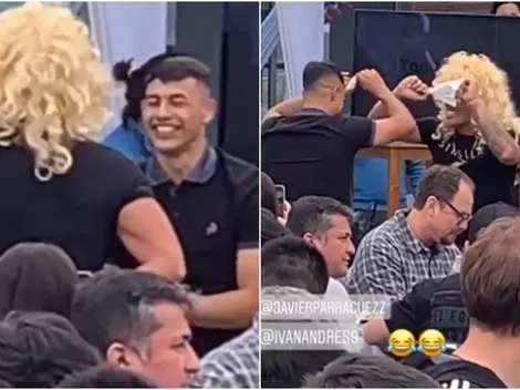 Morales bailó con un coqueto Parraguez una apasionante cueca