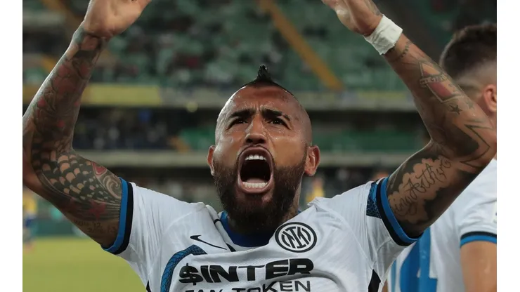 Vidal no queda conforme con la igualdad del Inter y se prepara para la Champions.