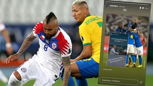 La publicación del brasileño en su Instagram personal.