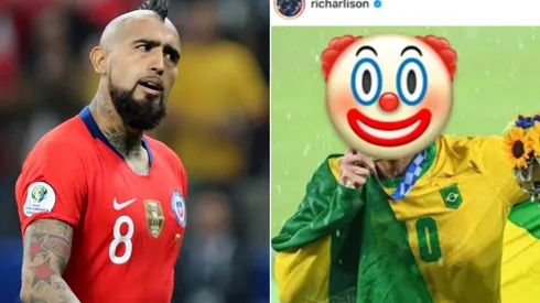 La acida respuesta de Arturo Vidal al brasileño Richarlison.