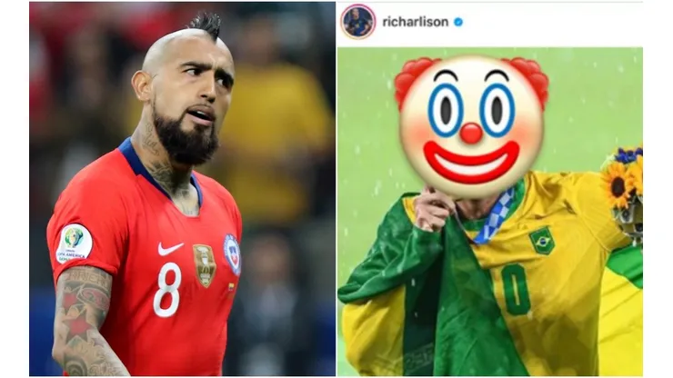 La acida respuesta de Arturo Vidal al brasileño Richarlison.