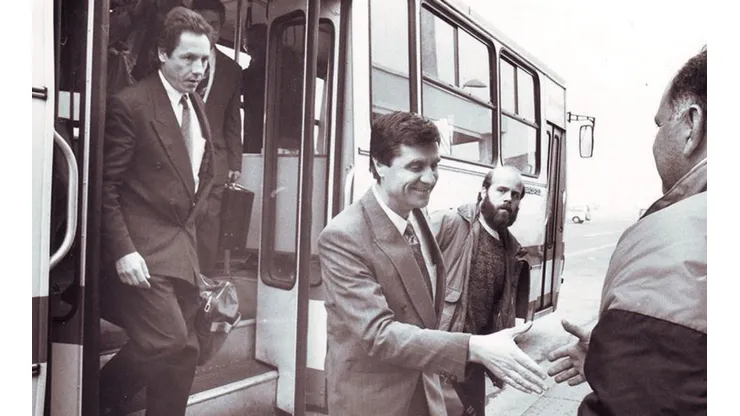 Jozic en su arribo al país en 1990. (Foto: Archivo)