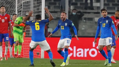 Éverton Ribeiro colocaba a Brasil arriba en el marcador.