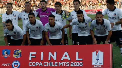 El plantel de Colo Colo finalista en 2016.